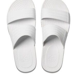 Reef Classic White Slide Sandals NWT
